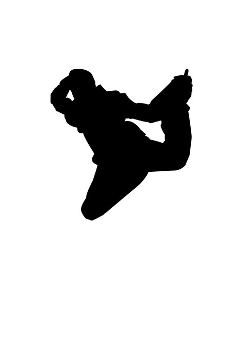 Hip hop dancer silhouette free image download