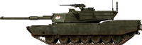 M1 Abrams tank PNG