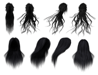 Hair wig PNG