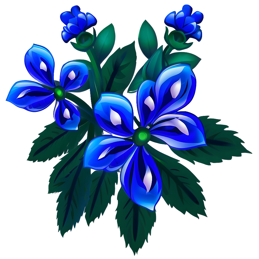 Blue Flower Png PNG Images (200++)