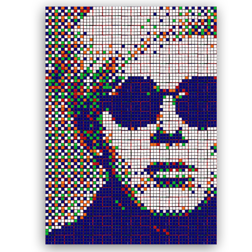 RUBIK'S CUBE ‘WARHOL’ - Portraits & Stuff