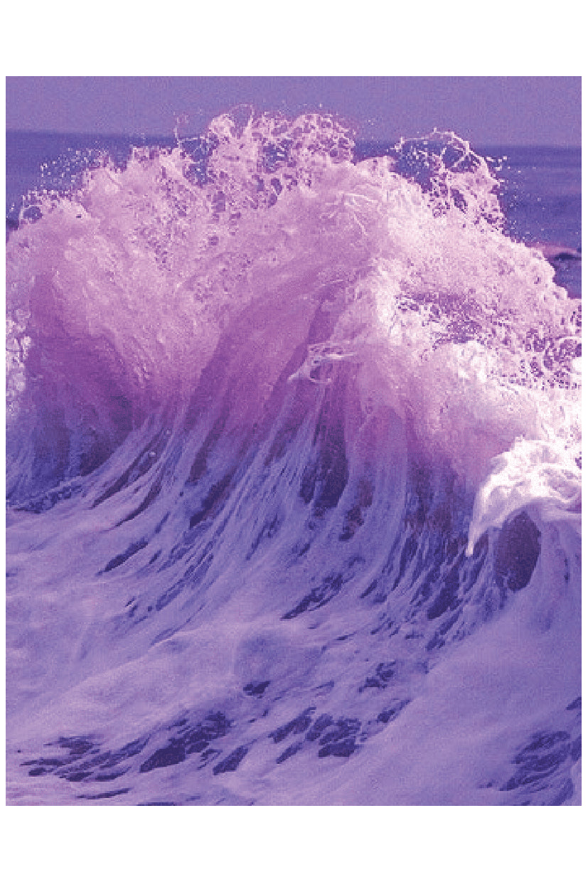 PURPLE WAVES POSTER - PosterFi