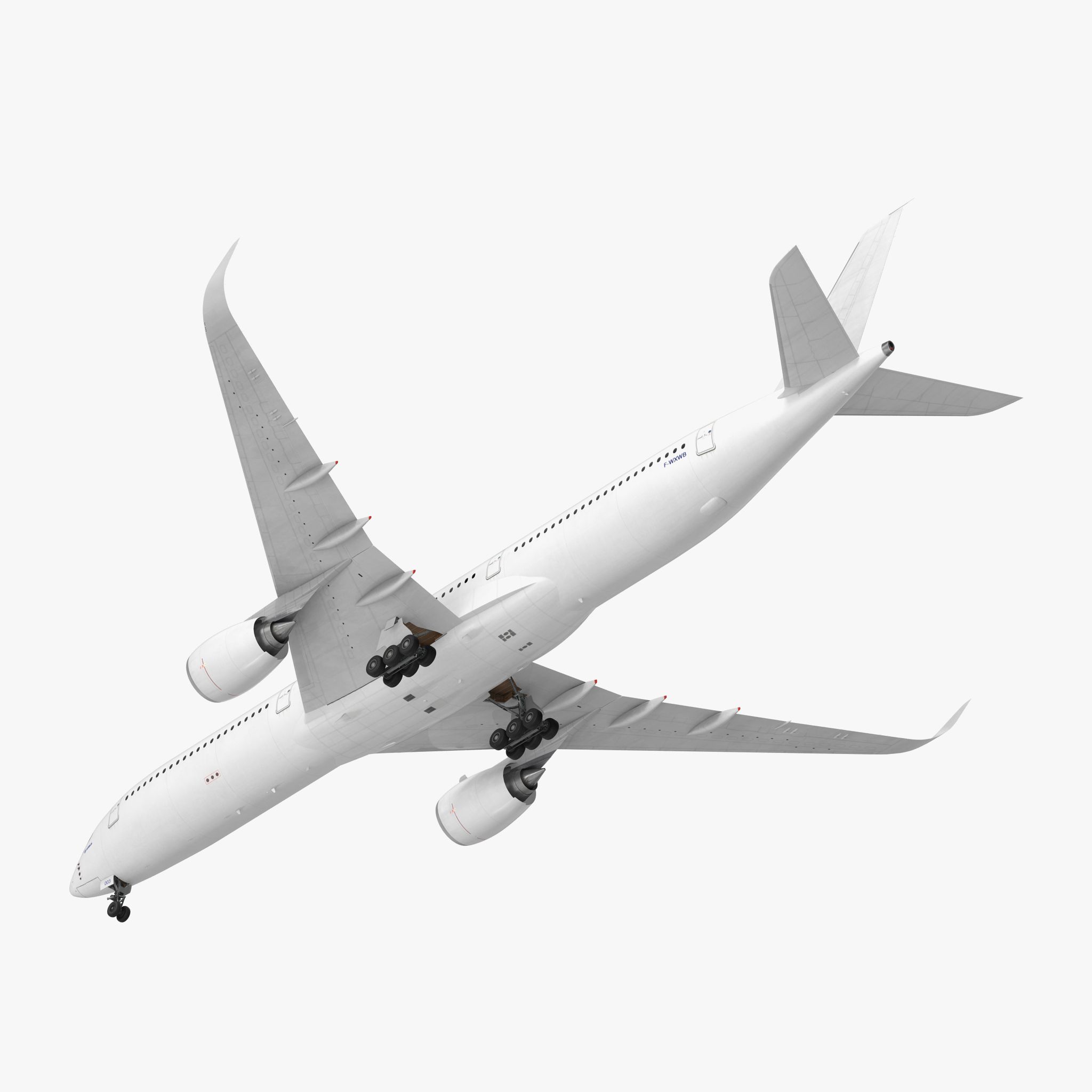 Airbus A350-1000 Generic Rigged 3D 모델 $199 - .max - Free3D image.