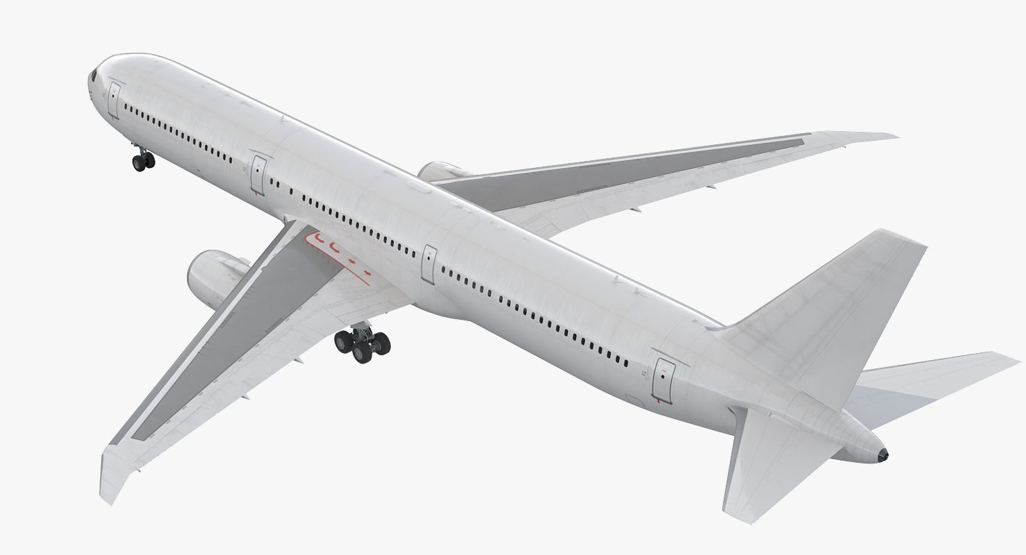 Boeing 767-400 with Interior Generic 3D Model $349 - .3ds .c4d .fbx .ma ...