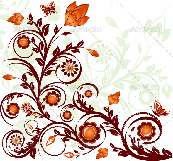 26 Background Bunga  Ornamen  Koleksi Bunga  HD