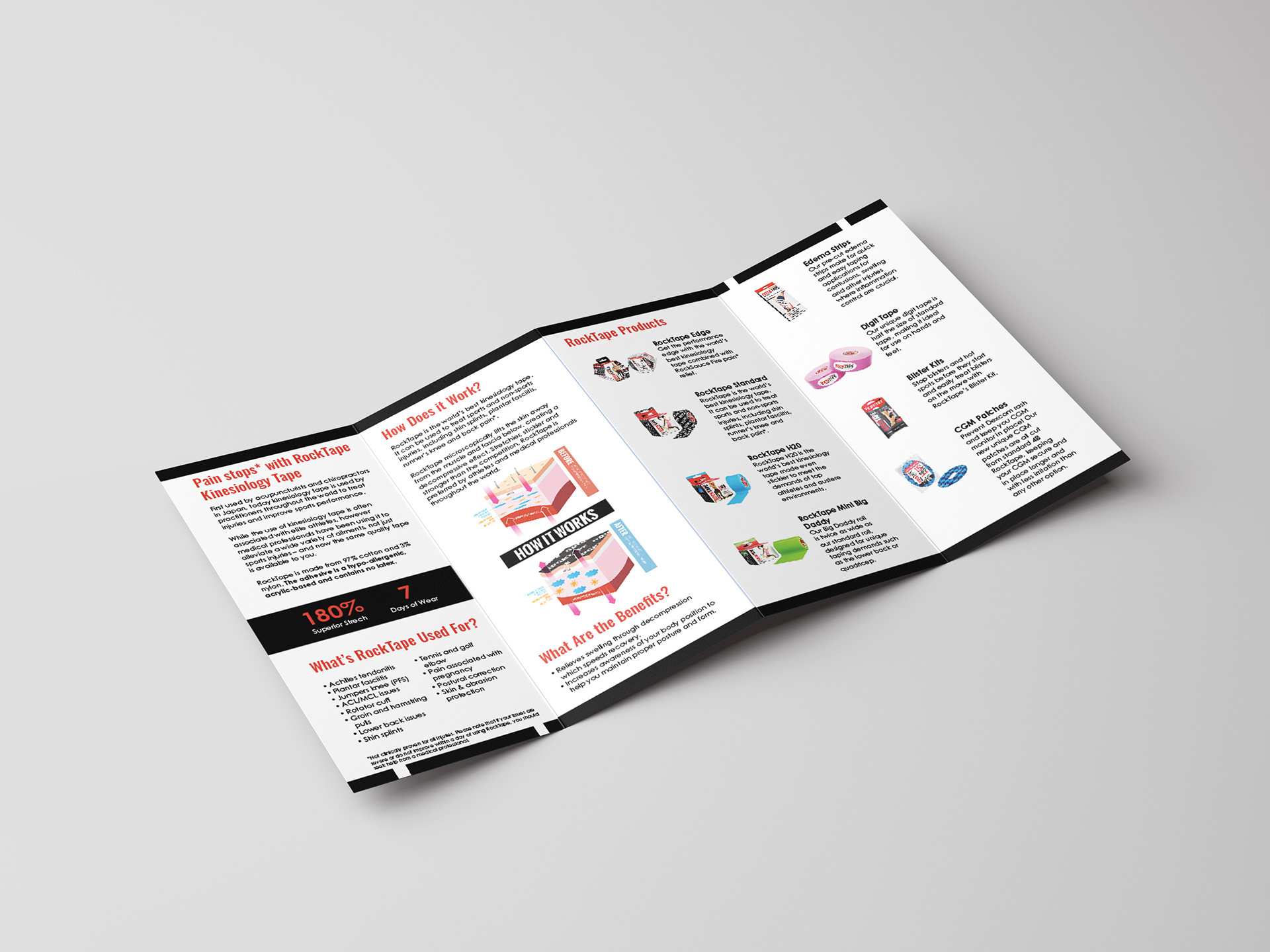 Kaitlin Phan's Portfolio - RockTape Brochure