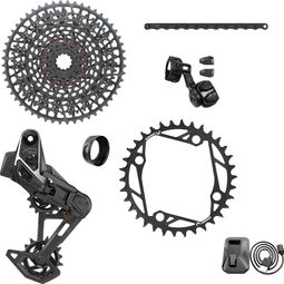 Sram X0 T-Type Eagle AXS E-MTB BCD104 36 Teeth 12V Black (Without Cranks and Case)