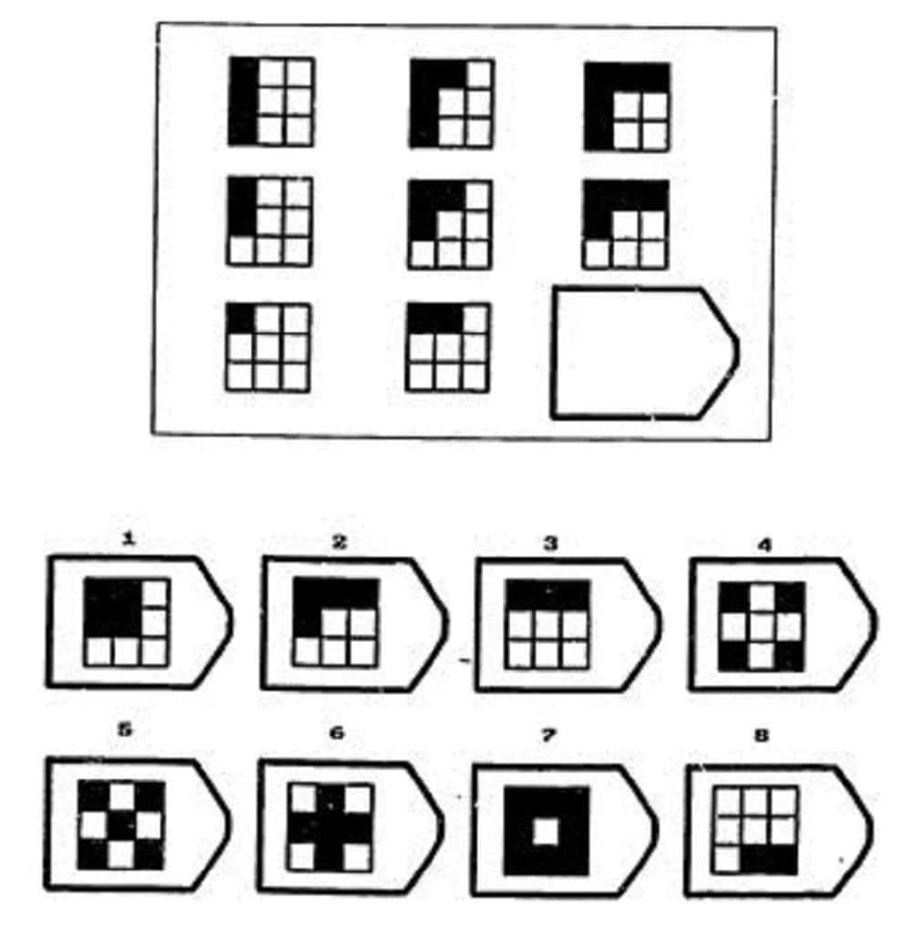 Iq Test Shapes And Patterns