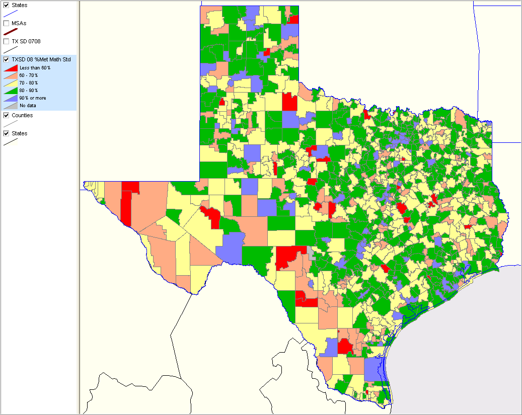 Texas School District Performance Analysis