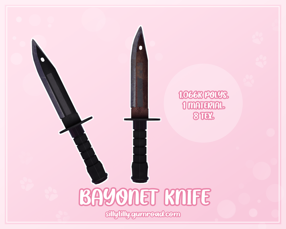 Bayonet Knife (LOW POLY)