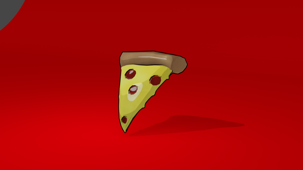 Free Cartoon Pizza Prefab