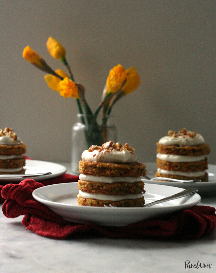 mini carrot cakes with cream cheese frosting recipe