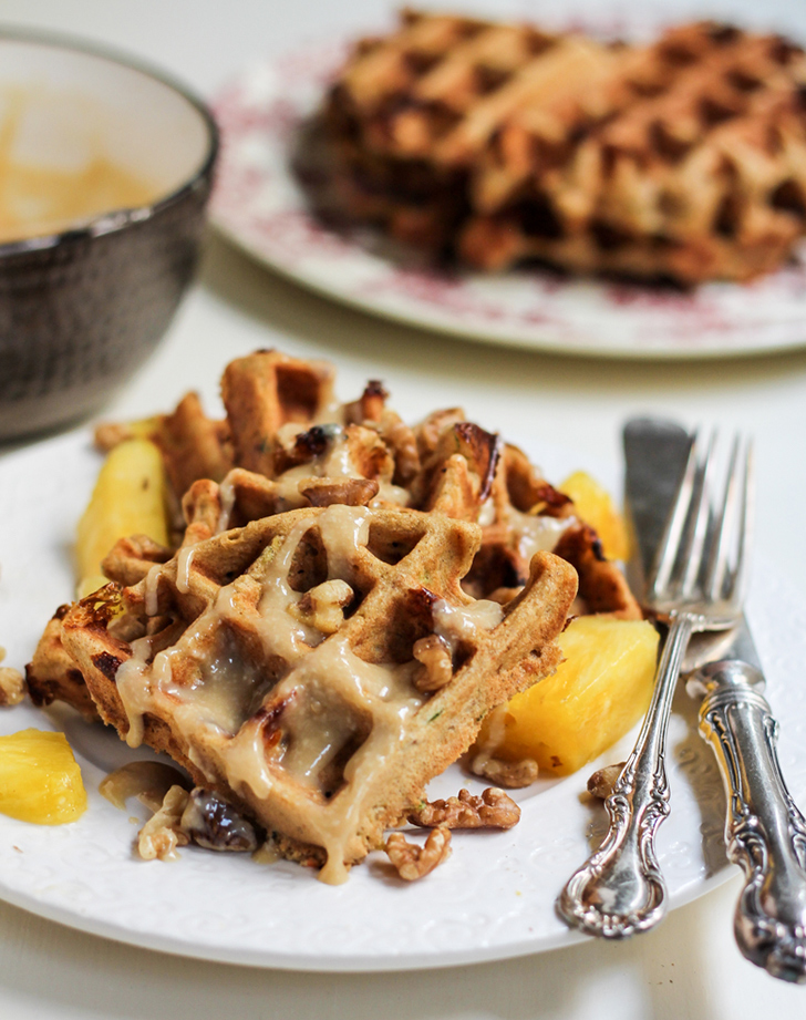 carrot recipes whole wheat pineapple carrot waffles