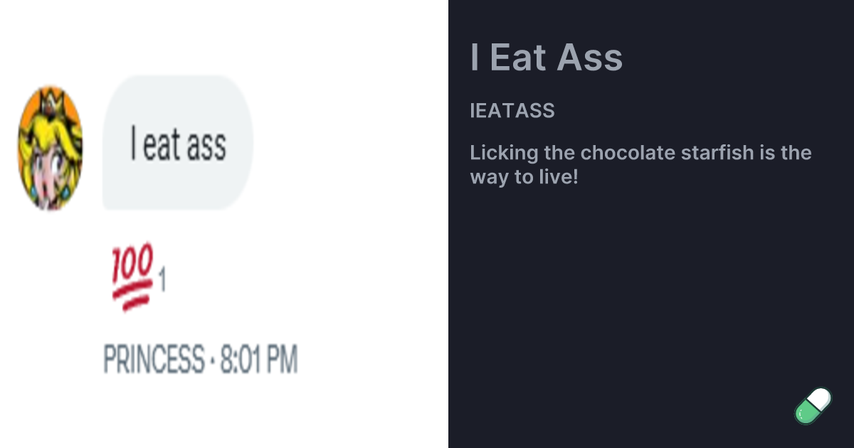 I Eat Ass (IEATASS) - Pump