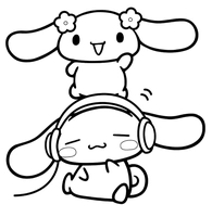 Cinnamoroll with Headphones