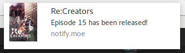 Anime Notifications