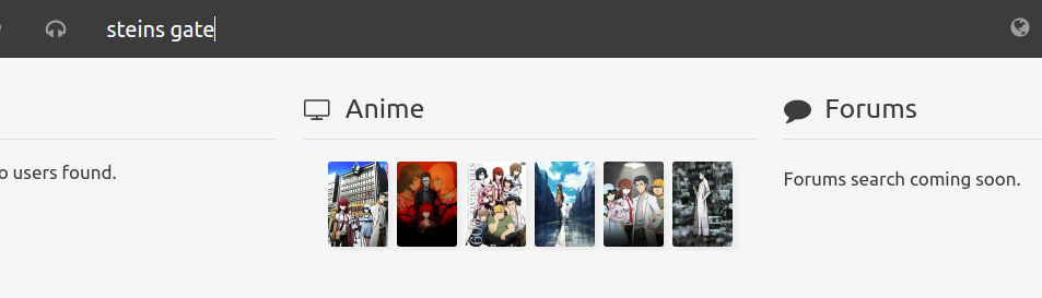 Anime search