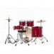 Pearl Roadshow 5pc USA Fusion Kit w/Sabian Cymbals, Matte Red