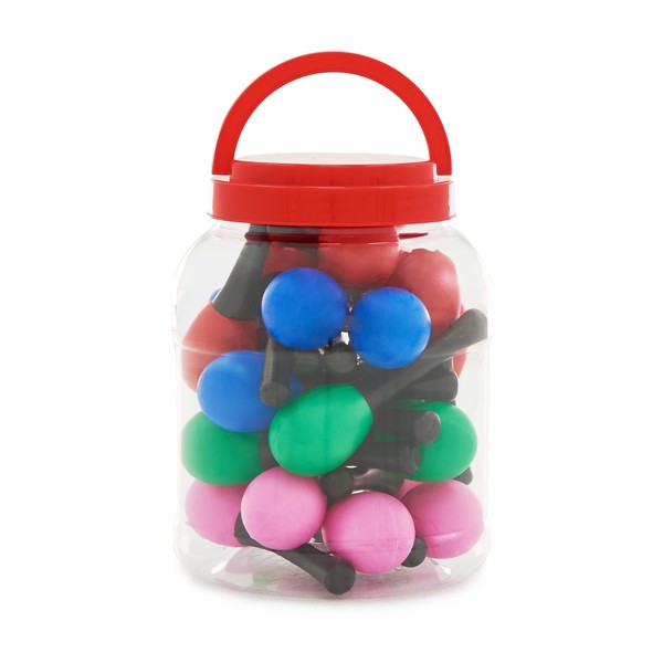 Mini Maraca Bucket by Gear4music, 24 Pack