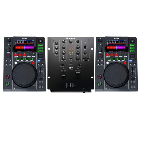 Gemini MDJ-500 and Numark M2 Bundle - Full Bundle