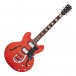 Hartwood Revival Vibrato Halbresonanzgitarre, Burnt Orange