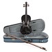 Stentor Harlequin Violín Set, Negro, 4/4