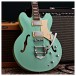 Hartwood Revival Vibrato Semi Acoustic Guitar, Jade Green