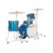 Ludwig Breakbeats 16'' 4-delig Ketelpakket, Blue Sparkle