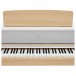 G4M High Top Upright Piano, Maple & White