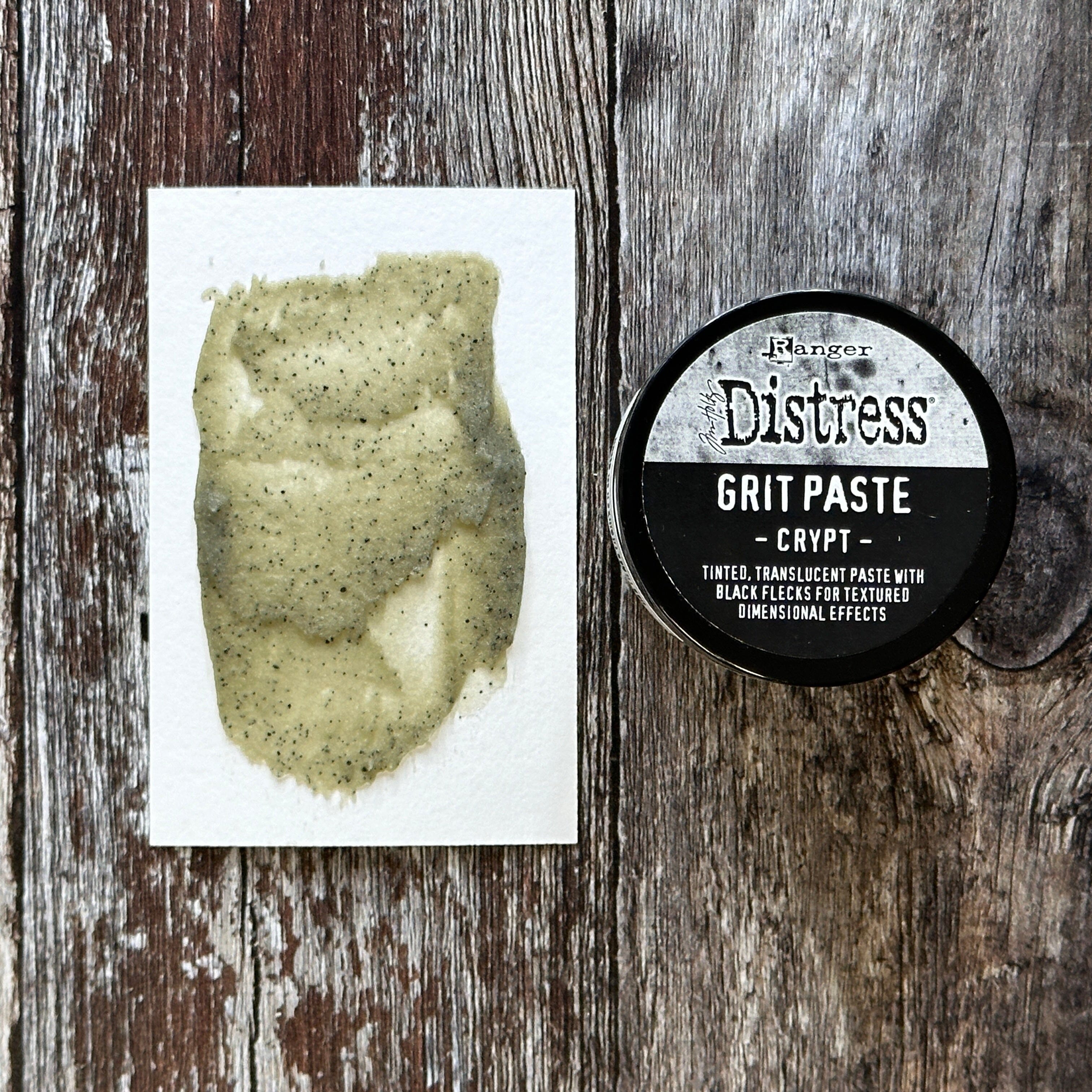 Tim Holtz Distress® Grit-Paste - Crypt Adhesives & Mediums Distress 