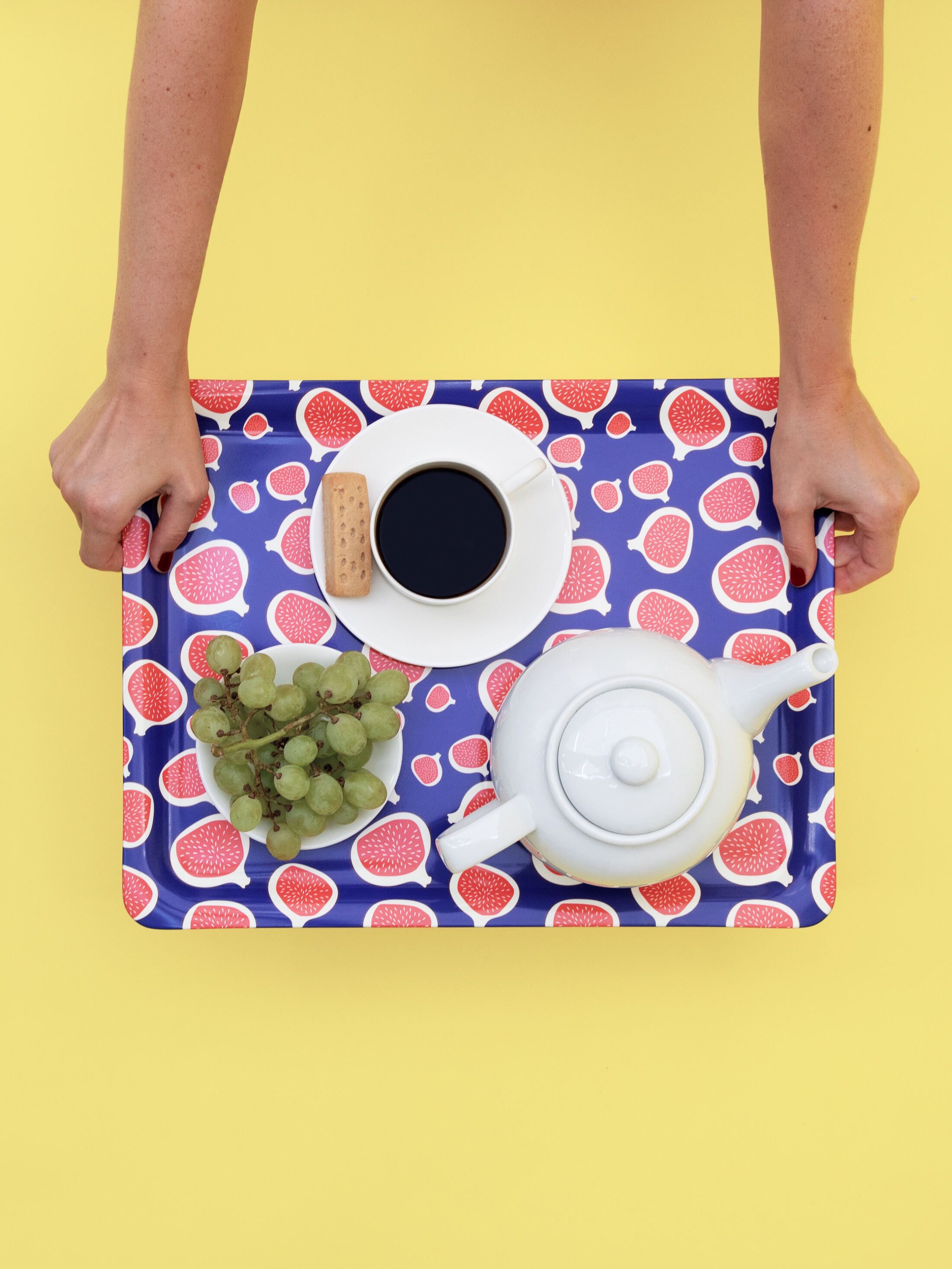 Tea time plastic serving trays