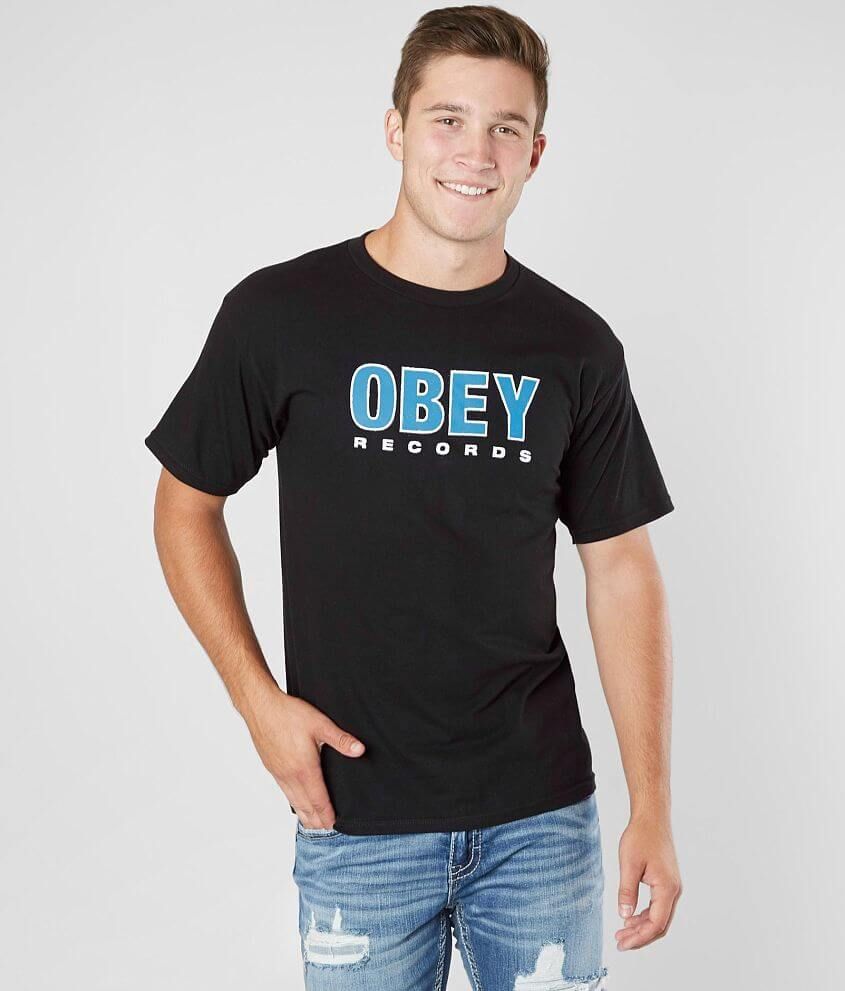 Obey Records T Shirt S | Minaze