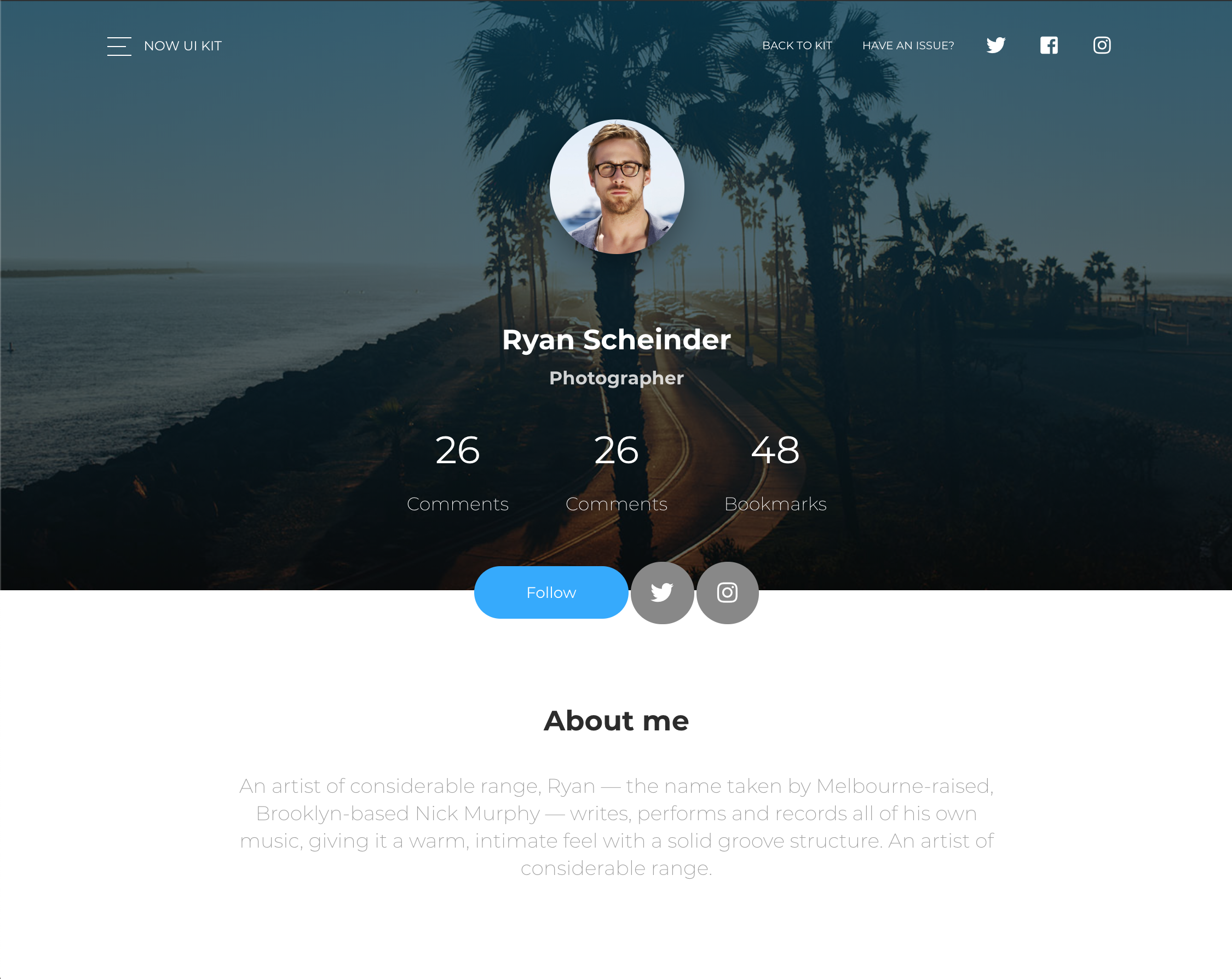 Profile Page