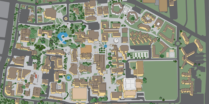 New Mexico Tech Campus Map - Map of world