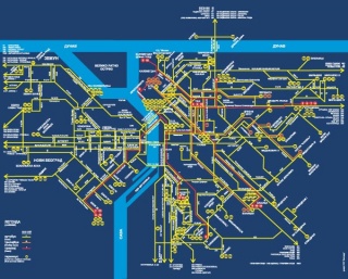 mapa beograda sa gradskim prevozom transport u Beogradu, linije gradskog prevoza mapa beograda sa gradskim prevozom