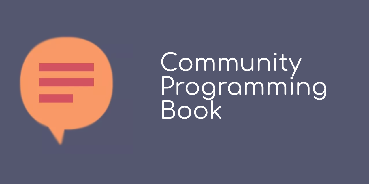 Community-Programming-Book