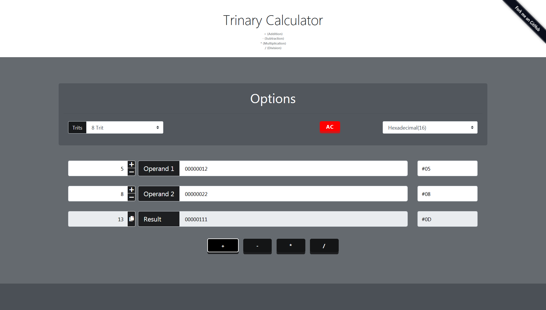 Trinary-Calculator-JavaScript