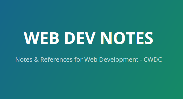 web-dev-notes