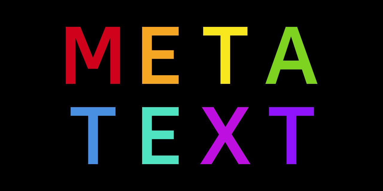 metatext