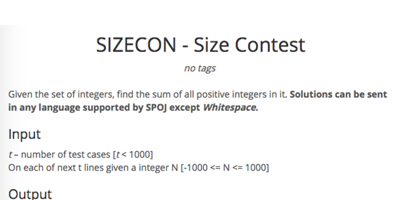 SIZECON