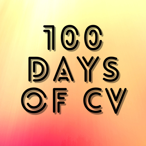 100DaysofCVCode