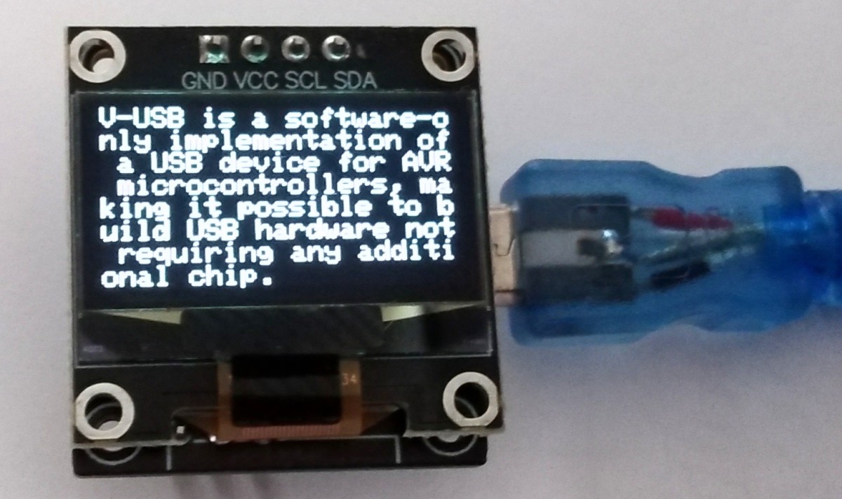 ATtiny85-TinyTerminal