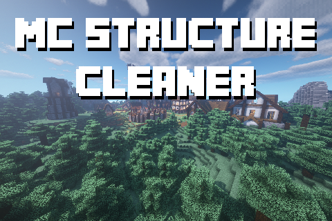 MCStructureCleaner