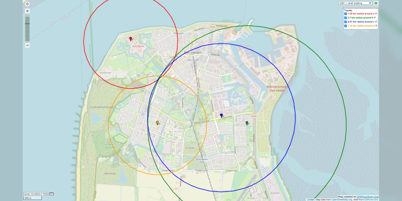 Telegram-Trilateration