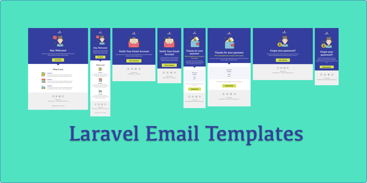 laravel-email-templates