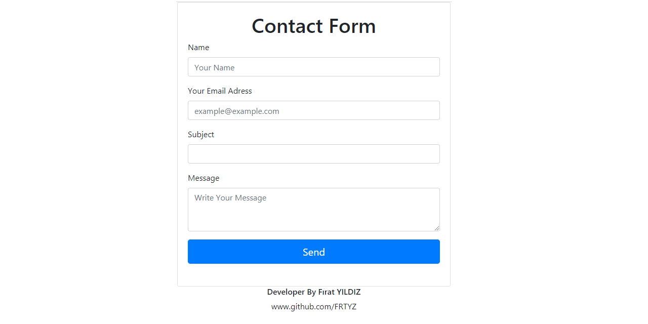 Contact-Form-PHP-MYSQL-with-PDO