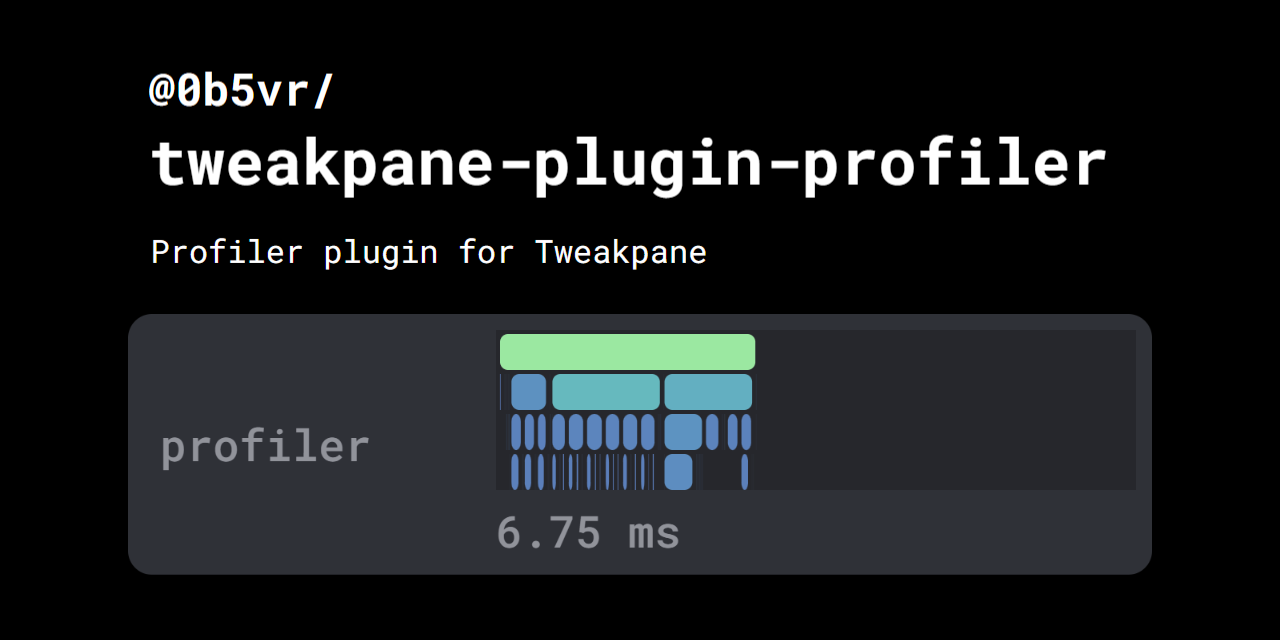 tweakpane-plugin-profiler