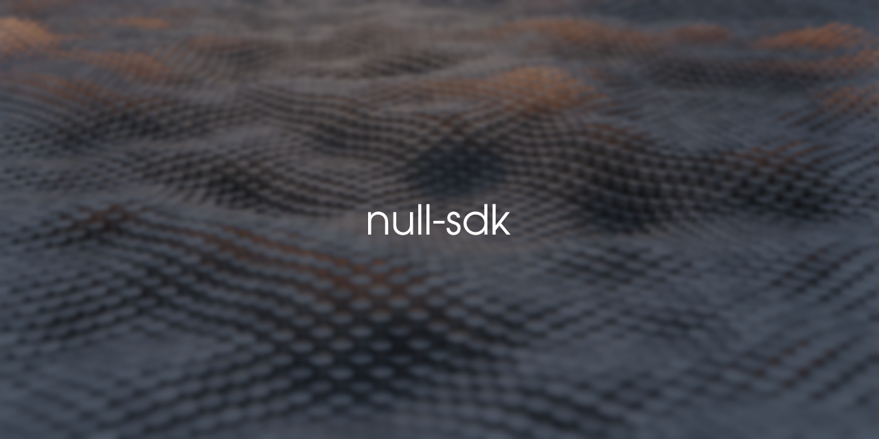 null-sdk