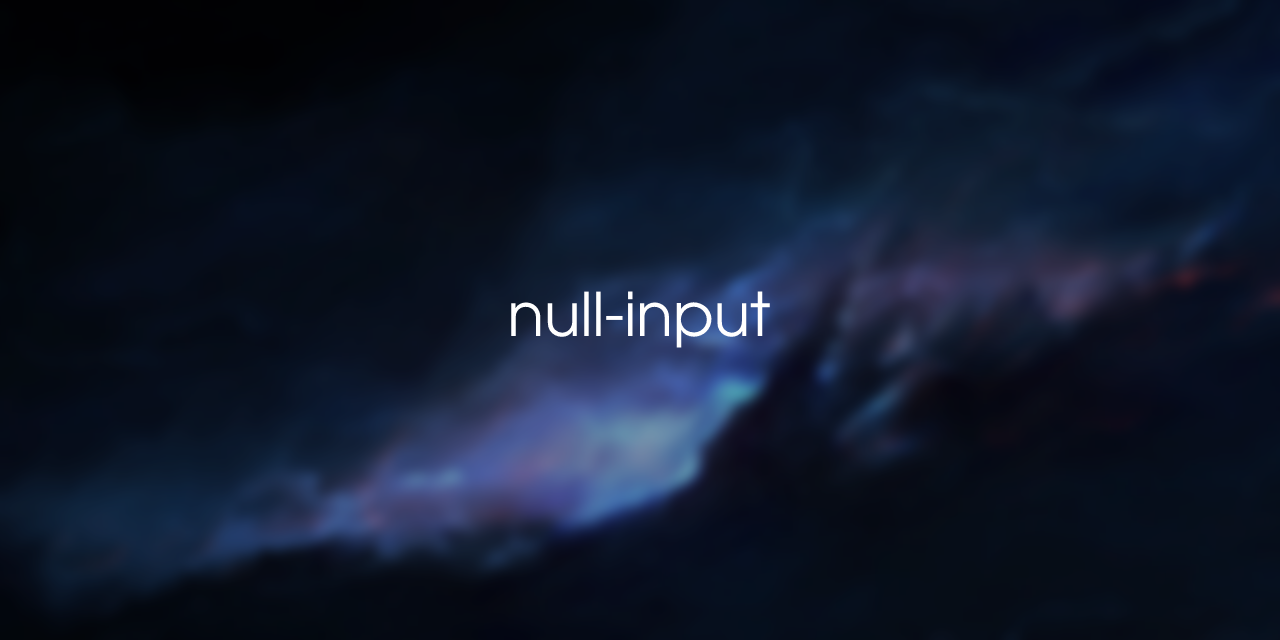 null-input