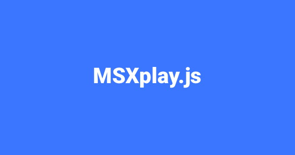 msxplay-js